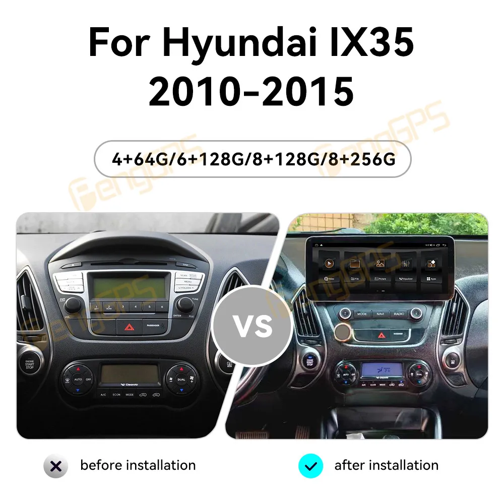 12.3" Car Radio For Hyundai Tucson IX35 2010-2015 GPS Navigation Multimedia Player Andriod 13 AI WIFI Screen Carplay Unit DSP BT
12.3" Car Radio For Hyundai Tucson IX35 2010-2015 GPS Navigation Multimedia Player Andriod 13 AI WIFI Screen Carplay Unit DSP BT