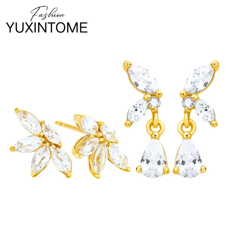 925 Sterling Silver Needle Horse Eye Crystal Stud Earrings for Women Luxury Colorful Zircon Flower Earrings Wedding Fine Jewelry
925 Sterling Silver Needle Horse Eye Crystal Stud Earrings for Women Luxury Colorful Zircon Flower Earrings Wedding Fine Jewelry