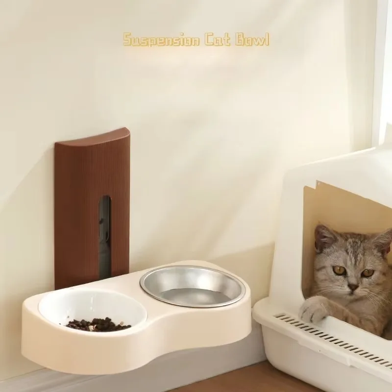 Stainless Steel Double Bowl for Cat Dog Solid Wall-Mounted Anti-Knock High-Leg Eco-Friendly Water Food Integrated Stylish
Stainless Steel Double Bowl for Cat Dog Solid Wall-Mounted Anti-Knock High-Leg Eco-Friendly Water Food Integrated Stylish