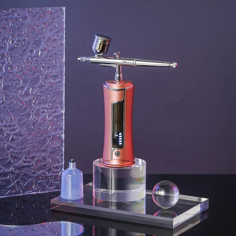 Mini Rechargeable Airbrush for Painting & Nail Spraying Oxygen Facial Mist Steamer Kit Air Compressor for Nail Art Facial Beauty
Mini Rechargeable Airbrush for Painting & Nail Spraying Oxygen Facial Mist Steamer Kit Air Compressor for Nail Art Facial Beauty