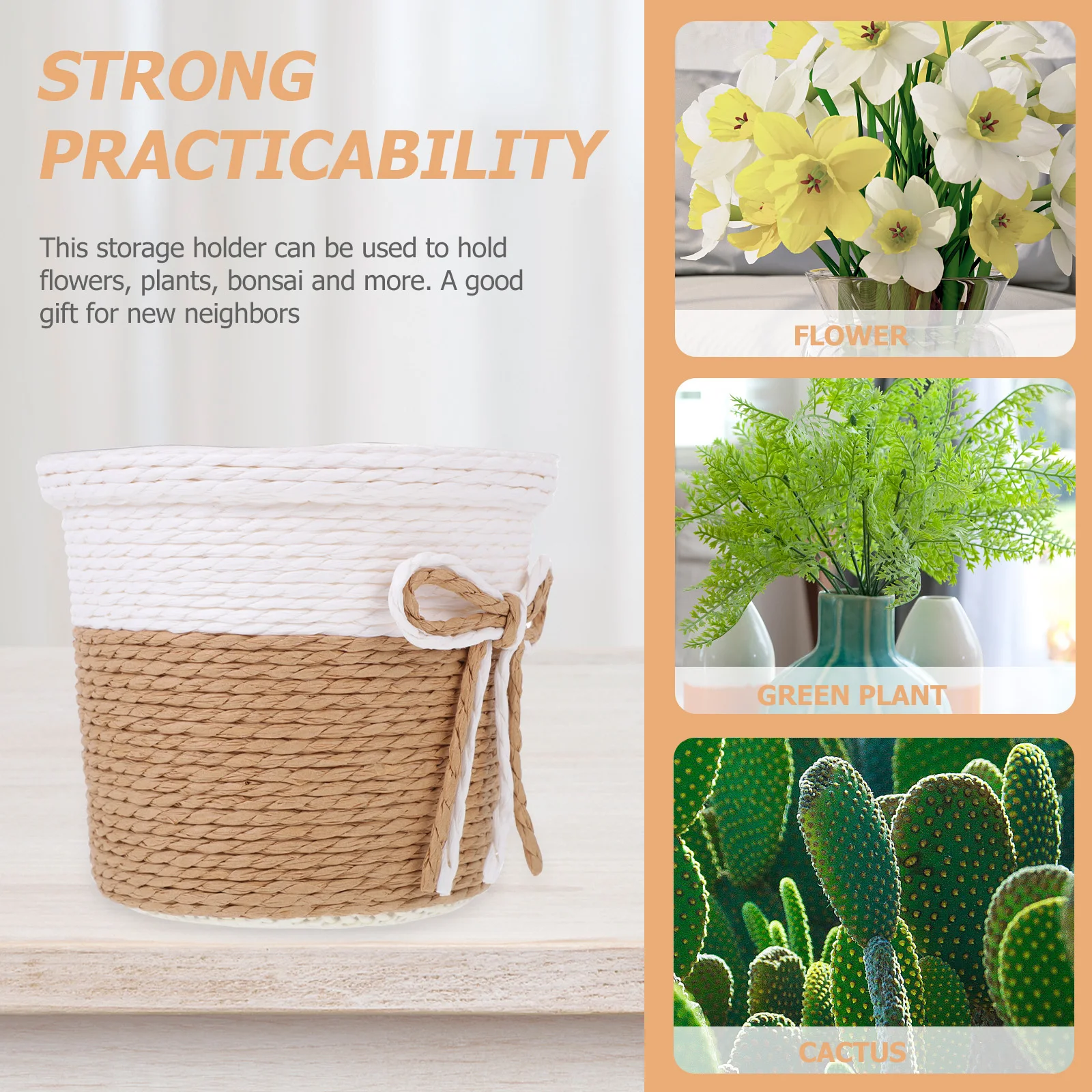 2pcs Natural Style Flowerpots Rattan Woven Pot For Garden Hotel Home Balcony Decorative Flower Green Plants Container Imitation
2pcs Natural Style Flowerpots Rattan Woven Pot For Garden Hotel Home Balcony Decorative Flower Green Plants Container Imitation