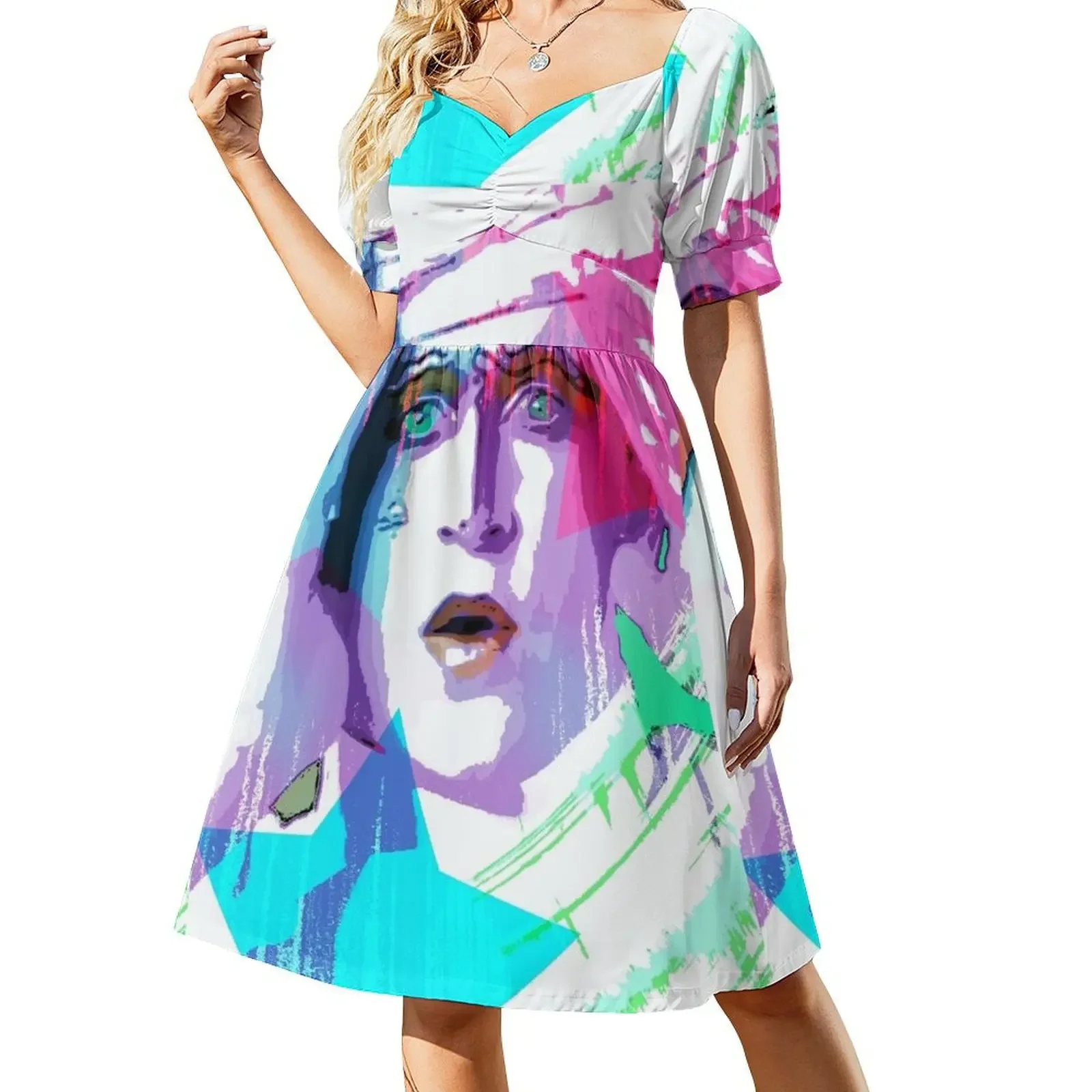 Mr Strange Short-Sleeved Dress clothes for woman Dress vintage Clothing Party dresses Dress
Mr Strange Short-Sleeved Dress clothes for woman Dress vintage Clothing Party dresses Dress