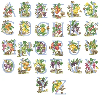Cross stitch Kit 14CT Canvas Cross Stitch Embroidery Set Craft -35-LBP fruit alphabet 69-67 Cross Stitch Set
Cross stitch Kit 14CT Canvas Cross Stitch Embroidery Set Craft -35-LBP fruit alphabet 69-67 Cross Stitch Set