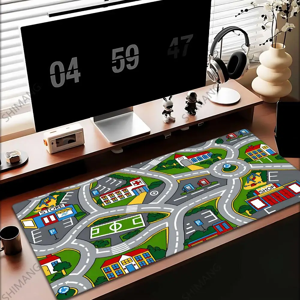 City Carpet Nostalgia Mousepad 90s 2000s Nostalgia Mouse Pad Gaming Desk Mat 400x900MM Keyboard Mats Office Decor Anti-Slip Rug
City Carpet Nostalgia Mousepad 90s 2000s Nostalgia Mouse Pad Gaming Desk Mat 400x900MM Keyboard Mats Office Decor Anti-Slip Rug