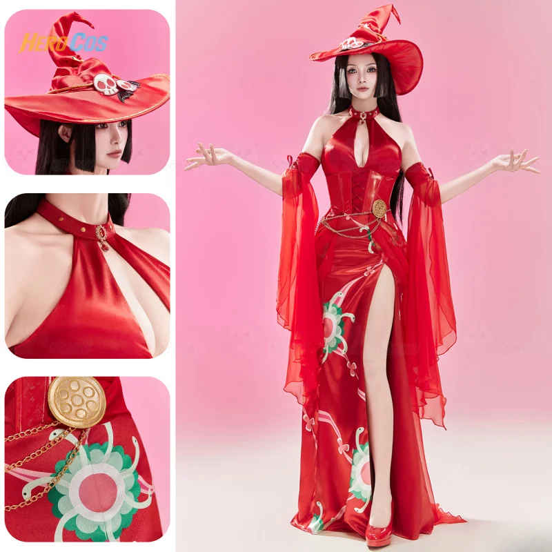 Boa Hancock Cosplay Costume Witch Cheongsam Sexy Uniform Halloween Party Role Play Outfit Women HERO Cos
Boa Hancock Cosplay Costume Witch Cheongsam Sexy Uniform Halloween Party Role Play Outfit Women HERO Cos
