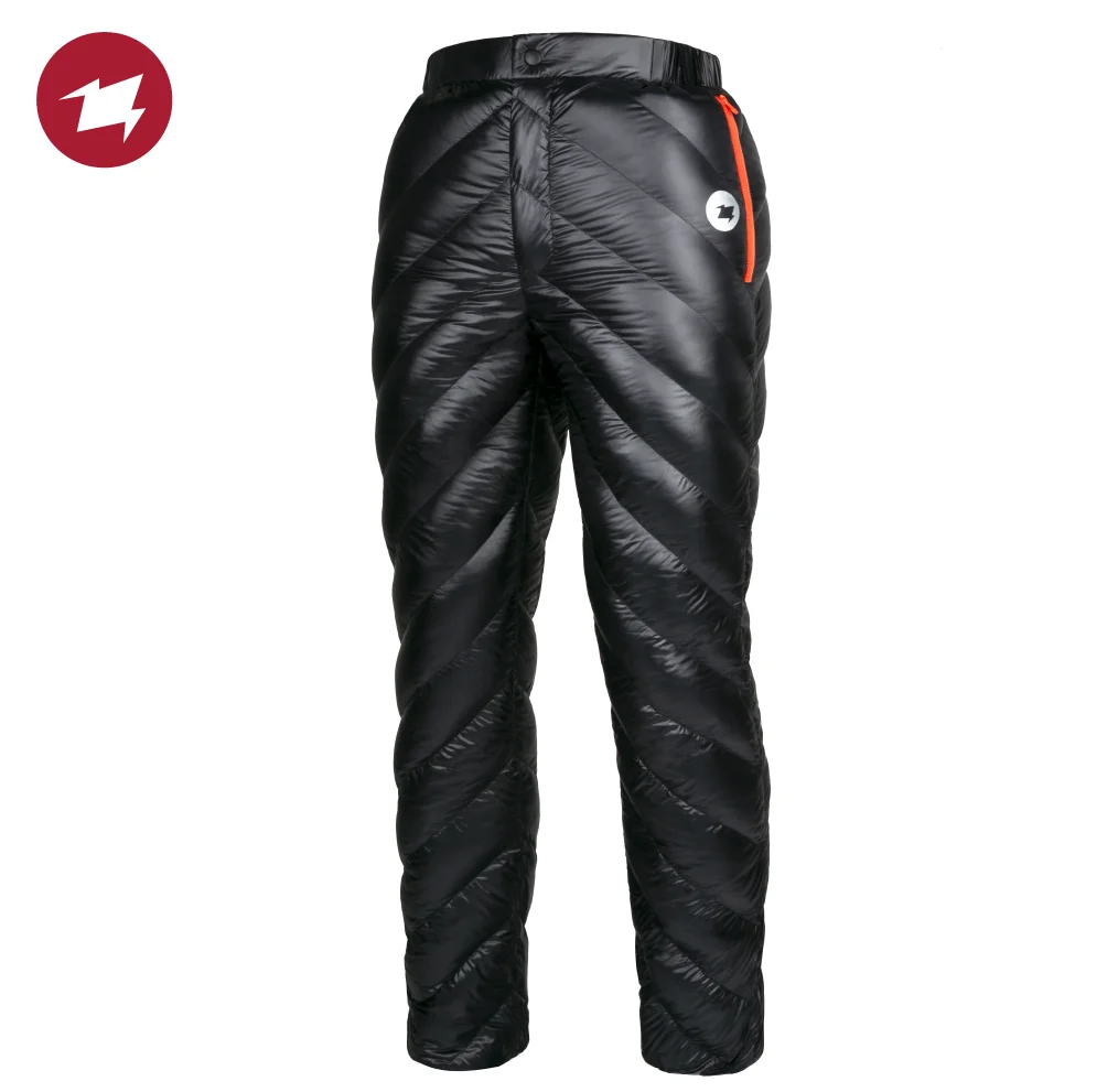 AEGISMAX Men's 800FP Goose Down Pants Winter Outdoor Trousers Thermal Bottoms Windproof Waterproof with Storage Bag for Skiing
AEGISMAX Men's 800FP Goose Down Pants Winter Outdoor Trousers Thermal Bottoms Windproof Waterproof with Storage Bag for Skiing