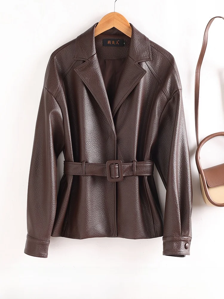 High-End Haifeng Genuine Leather Jaet Women's Waist-Cinched Slim Fit Retro 2025 Spring Autumn New Sle Korean Version ee...
High-End Haifeng Genuine Leather Jaet Women's Waist-Cinched Slim Fit Retro 2025 Spring Autumn New Sle Korean Version ee...