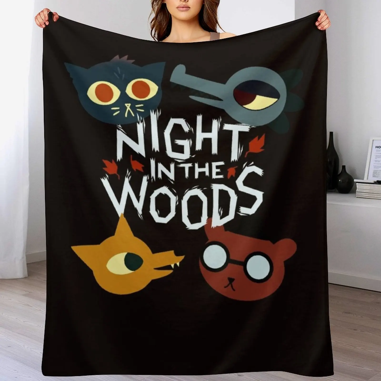 Night in the Woods all characters Throw Blanket Soft Breathable Blanket for Night Sleeping
Night in the Woods all characters Throw Blanket Soft Breathable Blanket for Night Sleeping