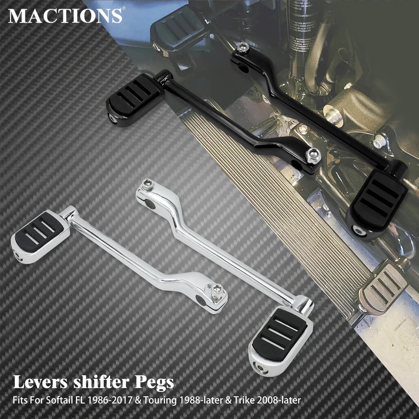 2 Pcs Motorcycle Heel Toe Lever Shift Pegs Rear Levers With Shifter Pedals For Harley Softail Fat Boy Touring Road Street Glide
2 Pcs Motorcycle Heel Toe Lever Shift Pegs Rear Levers With Shifter Pedals For Harley Softail Fat Boy Touring Road Street Glide
