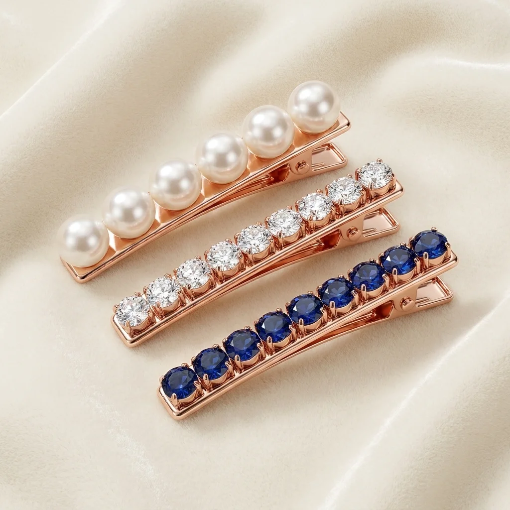 Pearl Rhinestone Hair Clip Fashion Metal Barrettes Elegant Luxury Hair Accessories for Women Girls Daily Party Wedding Hair Deco
Pearl Rhinestone Hair Clip Fashion Metal Barrettes Elegant Luxury Hair Accessories for Women Girls Daily Party Wedding Hair Deco
