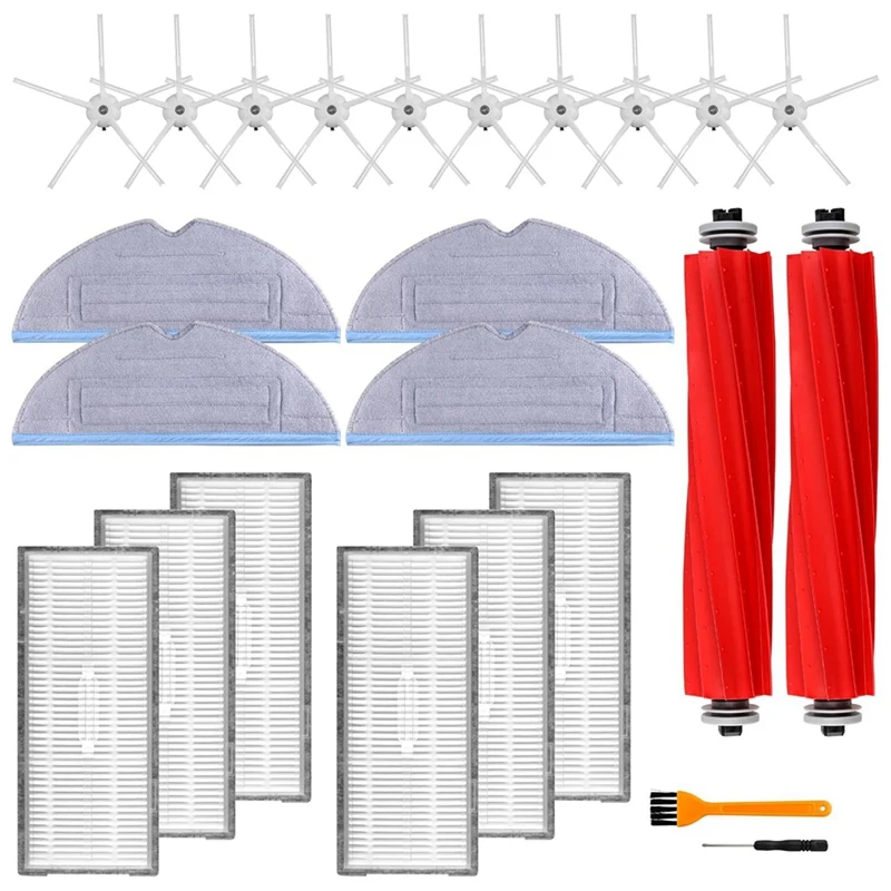 S7 Replacement Parts Compatible For Roborock S7, S7+,S7 Maxv,S7 Maxv Plus, Include Main Brush Mop Cloth
S7 Replacement Parts Compatible For Roborock S7, S7+,S7 Maxv,S7 Maxv Plus, Include Main Brush Mop Cloth