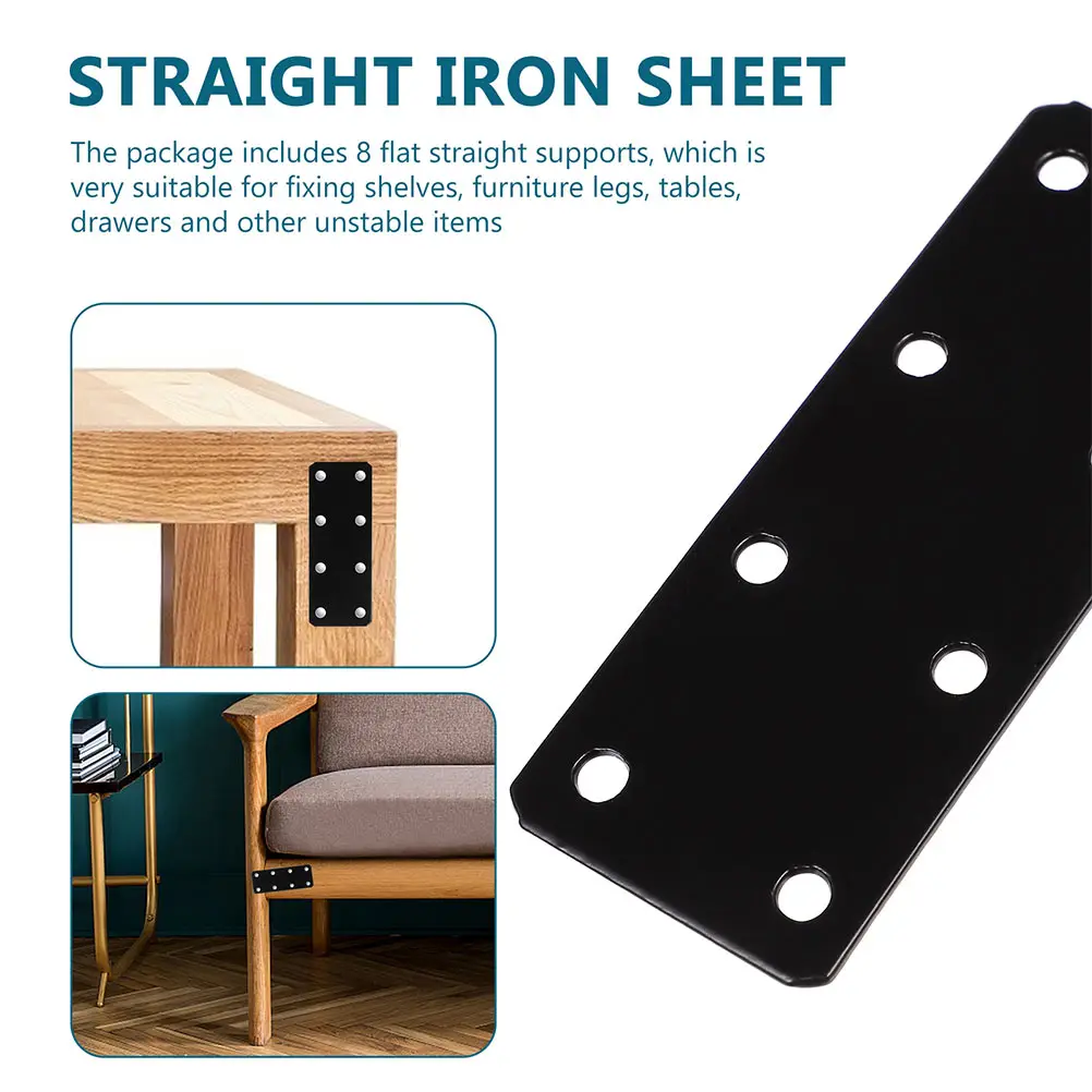 10pcs Iron Corner Brackets Straight Braces Mending Plates Repair Fixing Furniture Metal Oxide Coated Anti
10pcs Iron Corner Brackets Straight Braces Mending Plates Repair Fixing Furniture Metal Oxide Coated Anti