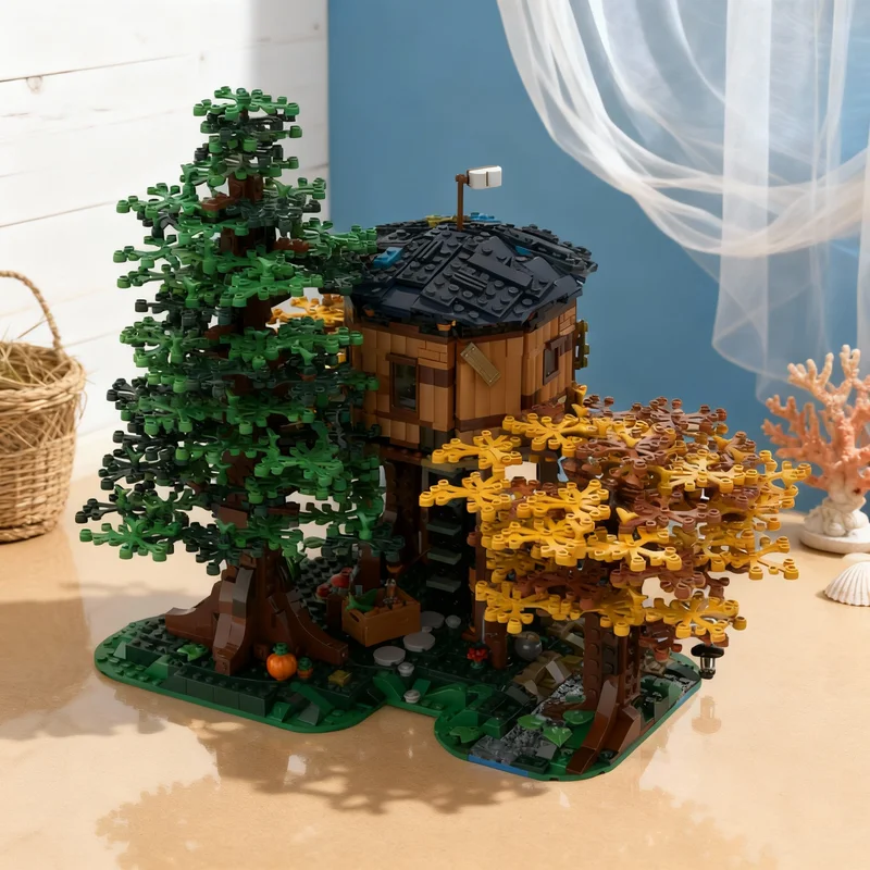 Набор строительных блоков MOC «Домик на дереве» (альтернатива), 1569 деталей, развивающая игрушка, идея для подарка на Рождество
Набор строительных блоков MOC «Домик на дереве» (альтернатива), 1569 деталей, развивающая игрушка, идея для подарка на Рождество