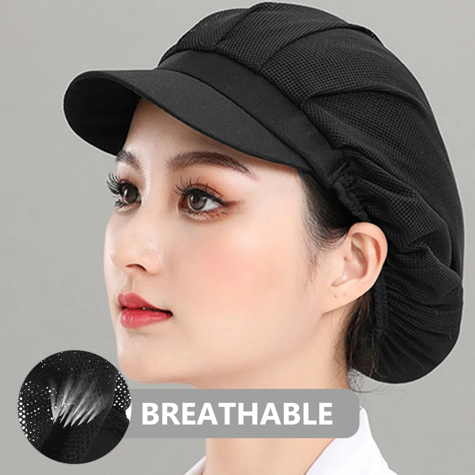 Chef Hat Adjustable Breathable Cotton Mesh Cooking Cap Comfortable Kitchen Work Hat for Men Women Waiters Bakers
Chef Hat Adjustable Breathable Cotton Mesh Cooking Cap Comfortable Kitchen Work Hat for Men Women Waiters Bakers