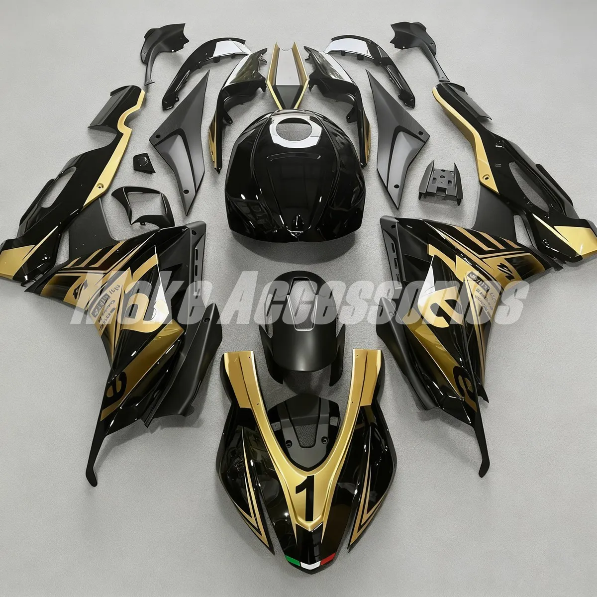 Fairings Kit Fit For RSV4 1100 2022 2023 2024 Bodywork Set ABS Injection Glod Black
Fairings Kit Fit For RSV4 1100 2022 2023 2024 Bodywork Set ABS Injection Glod Black