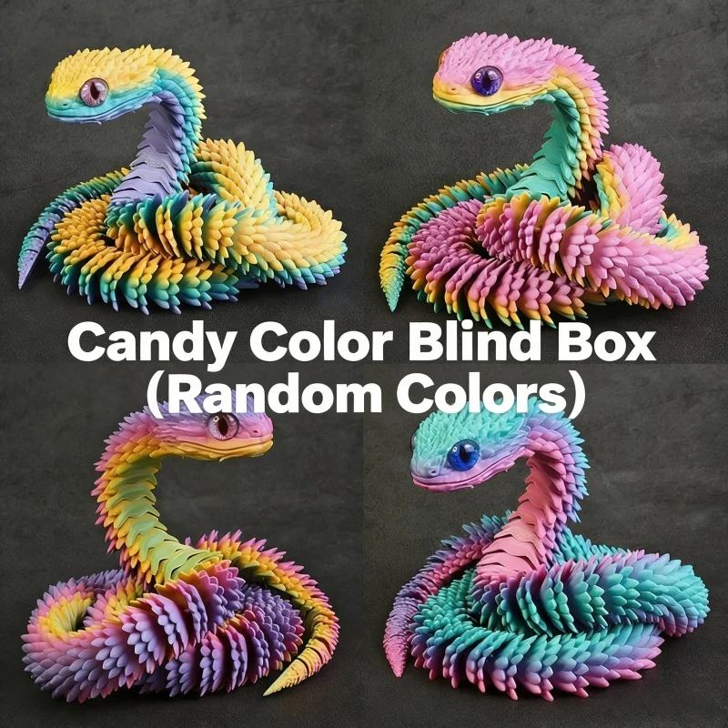 3D Printed Snake Egg Decompression Toy, Movable Rotatable Articulated Snake Desktop Ornament for Kids novidades 2026 produtos
3D Printed Snake Egg Decompression Toy, Movable Rotatable Articulated Snake Desktop Ornament for Kids novidades 2026 produtos