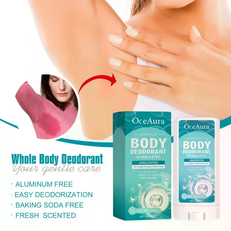 OceAura Natural Original Scent Body Deodorant Stick Portable Long Lasting Freshness Gentle Odor Control for Daily Use
OceAura Natural Original Scent Body Deodorant Stick Portable Long Lasting Freshness Gentle Odor Control for Daily Use