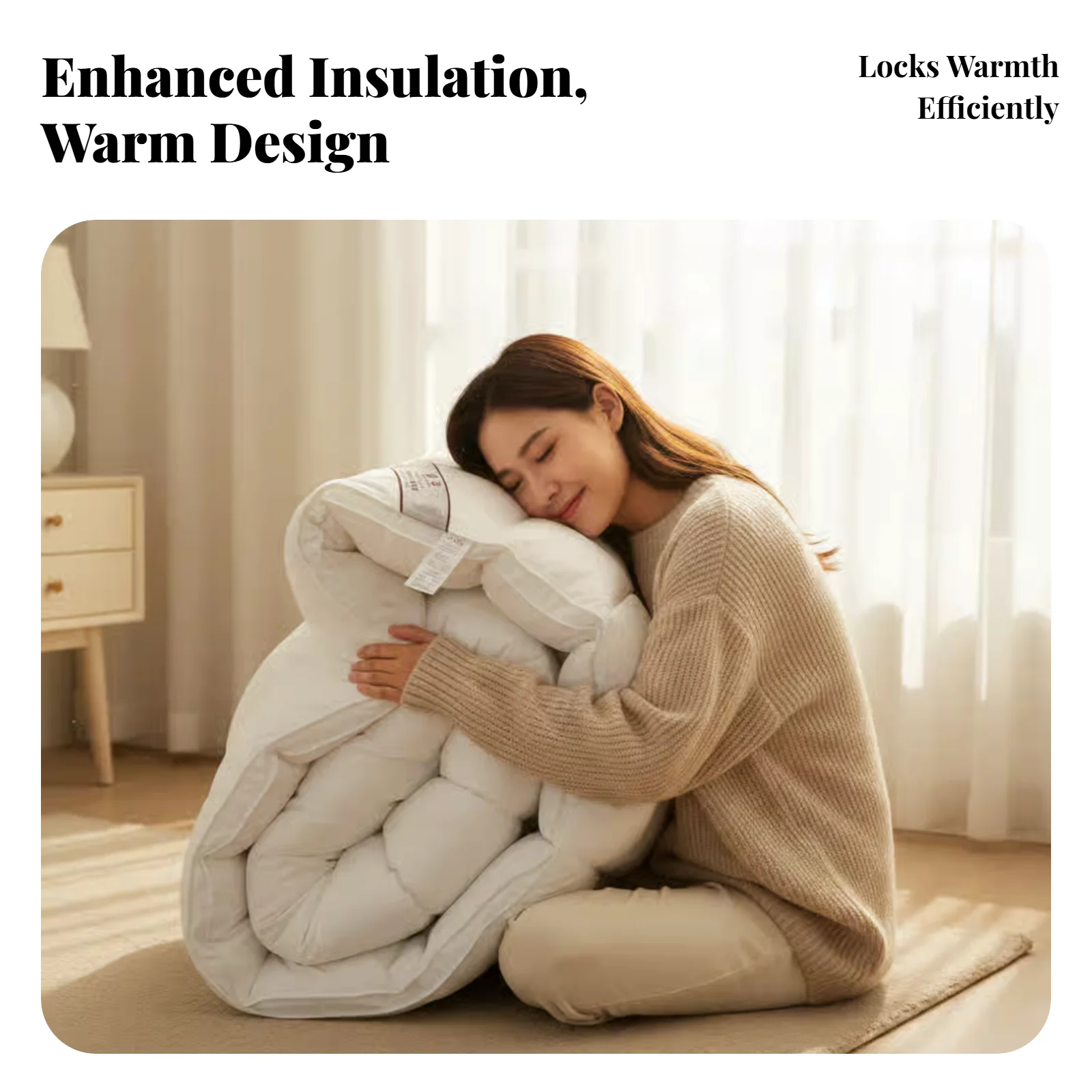 Thick Goose Down Comforter, Warm Winter Bedding Blanket
Thick Goose Down Comforter, Warm Winter Bedding Blanket