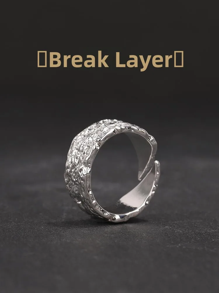 DAMAI Original Dark Style Layered Hammer Pattern Open Ring Unique Vintage Design Men's Fashion Jewelry Accessory
DAMAI Original Dark Style Layered Hammer Pattern Open Ring Unique Vintage Design Men's Fashion Jewelry Accessory