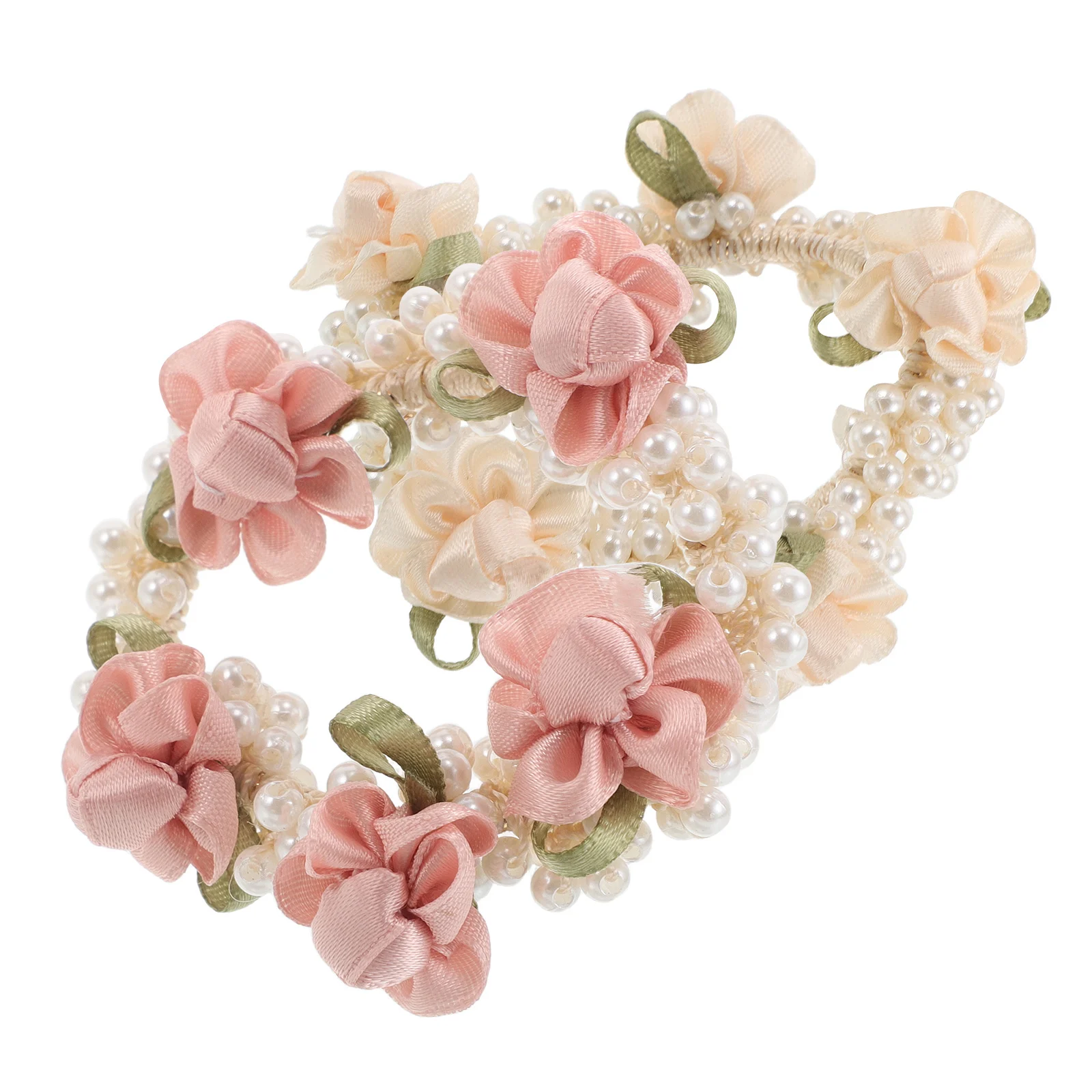 2Pcs Pearl Hair Ties Rose Flower Elastic Bands Soft Comfortable Material Secure Hold Feminine Charm Women Girls Everyday Wear
2Pcs Pearl Hair Ties Rose Flower Elastic Bands Soft Comfortable Material Secure Hold Feminine Charm Women Girls Everyday Wear