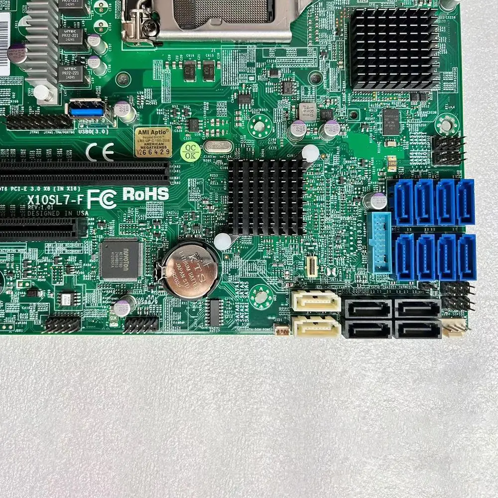 Серверная материнская плата X10SL7-F E3-1200 v3/v4 4-го поколения Core i3 DDR3 LGA1150
Серверная материнская плата X10SL7-F E3-1200 v3/v4 4-го поколения Core i3 DDR3 LGA1150