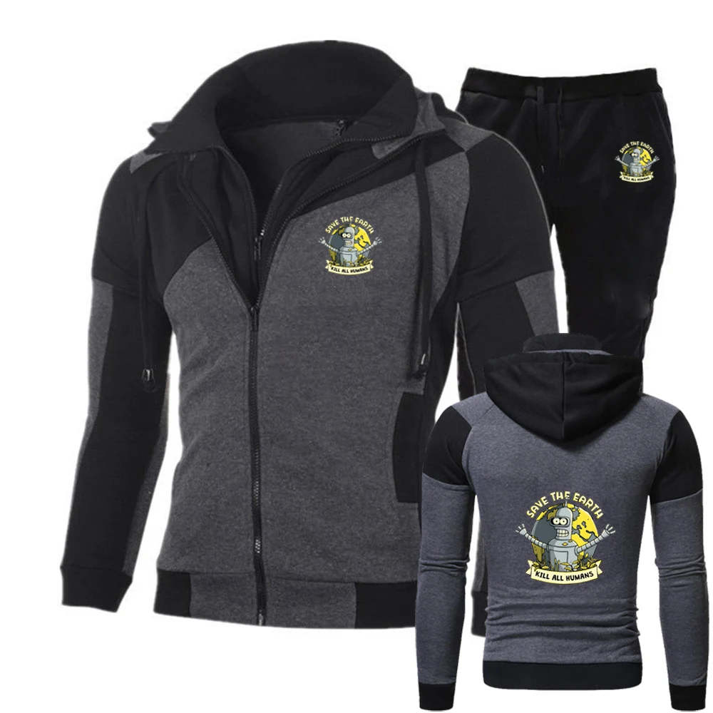 Save the Planet Kill All Humans Graphic High Quality Textured Fabric Skin-Friendly Hoodies Fit Outdoor Sports Pants Suits
Save the Planet Kill All Humans Graphic High Quality Textured Fabric Skin-Friendly Hoodies Fit Outdoor Sports Pants Suits