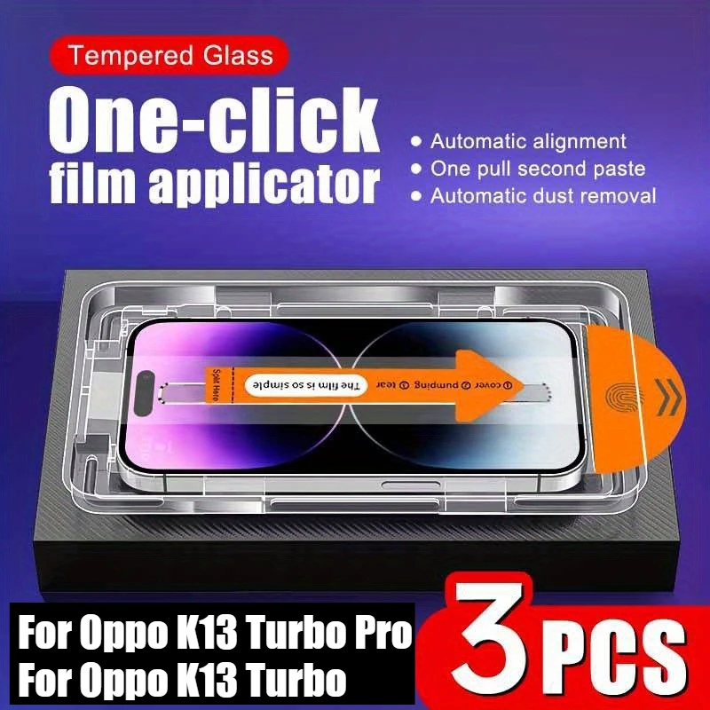 3PCS 4K Ultra HD Tempered Glass for Oppo K13 Turbo Pro Scratch-Resistant for Oppo K13 Turbo Anti-Fingerprint, Glossy Finish
3PCS 4K Ultra HD Tempered Glass for Oppo K13 Turbo Pro Scratch-Resistant for Oppo K13 Turbo Anti-Fingerprint, Glossy Finish