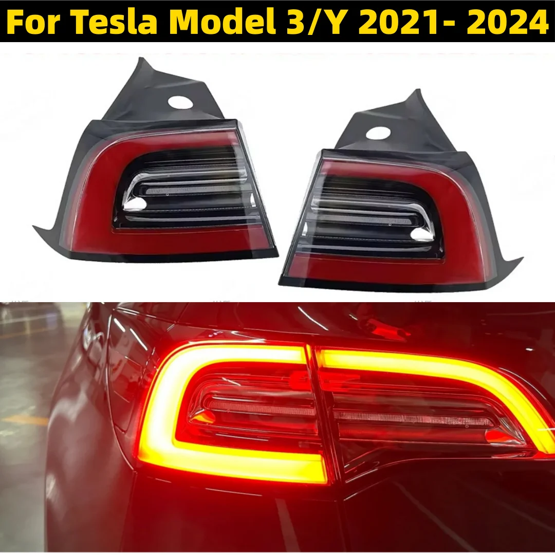 Led Tail Light For Tesla Model 3/Y 2021- 2024 Eurasian Yellow Rear Warning Turn Signal Car Stop Brake Lamp 4 Pin Light Assembly
Led Tail Light For Tesla Model 3/Y 2021- 2024 Eurasian Yellow Rear Warning Turn Signal Car Stop Brake Lamp 4 Pin Light Assembly