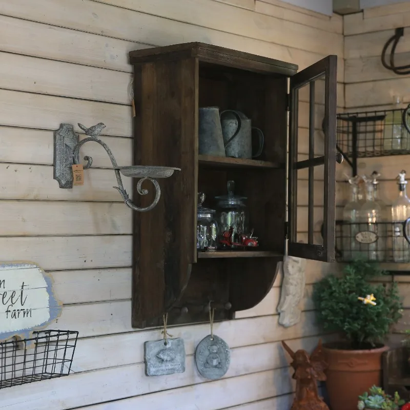 Fall in love with garden home balcony garden groceries old wood solid wood glass door double wall hanging storage locker
Fall in love with garden home balcony garden groceries old wood solid wood glass door double wall hanging storage locker