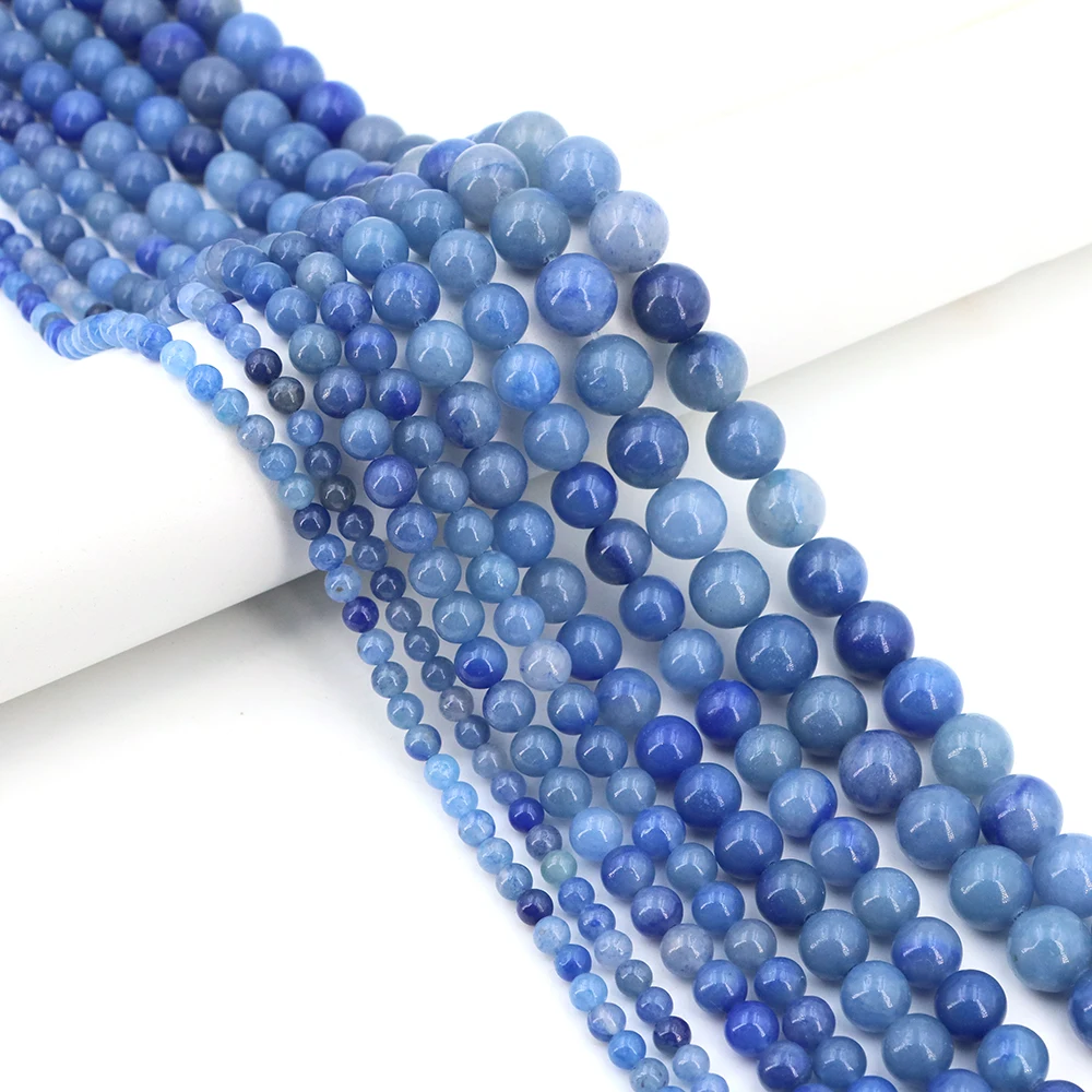4 6 8 10mm Blue Aventurine Beads Natural Stone Healing Crystal Round Loose Spacer Bead For Jewelry Making DIY Bracelet Necklace
4 6 8 10mm Blue Aventurine Beads Natural Stone Healing Crystal Round Loose Spacer Bead For Jewelry Making DIY Bracelet Necklace