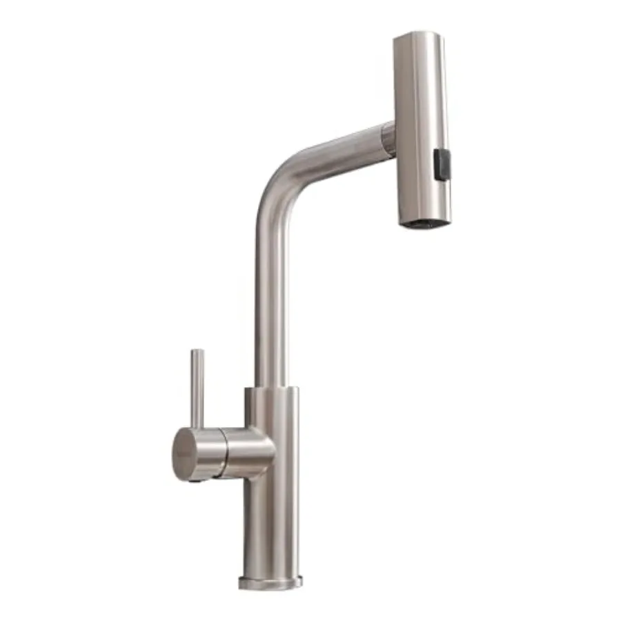 Waterfall Kitchen Faucet with Pull Down Sprayer, Modern Single Handle Single Hole Stainless Steel Kitchen Sink Faucets 3 Modes
Waterfall Kitchen Faucet with Pull Down Sprayer, Modern Single Handle Single Hole Stainless Steel Kitchen Sink Faucets 3 Modes