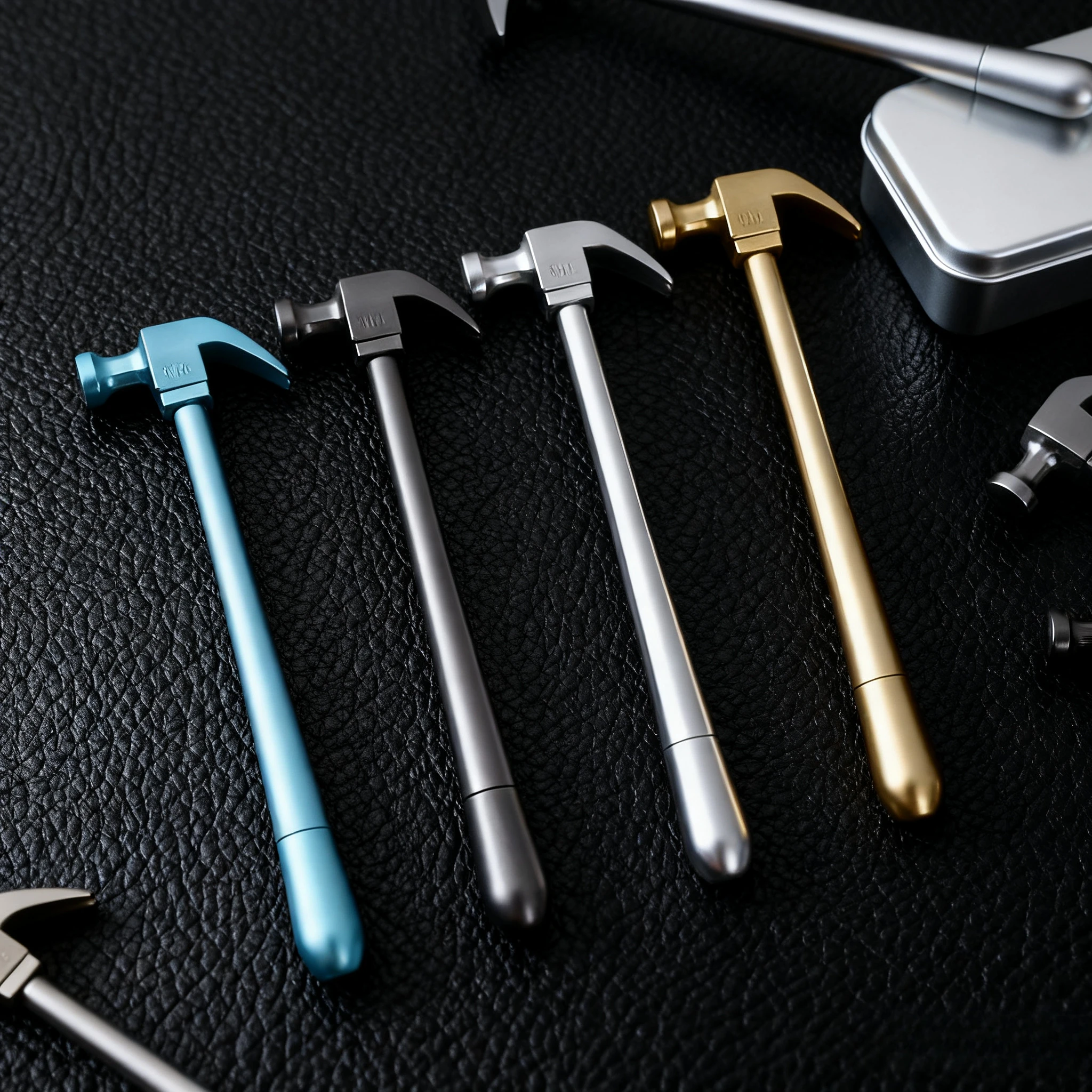 1pc Multi-Color Mini Hammer Pen,Creative Metal Tool-Shaped Ballpoint Pen, Novelty Writing Instrument for Office/Gift
1pc Multi-Color Mini Hammer Pen,Creative Metal Tool-Shaped Ballpoint Pen, Novelty Writing Instrument for Office/Gift