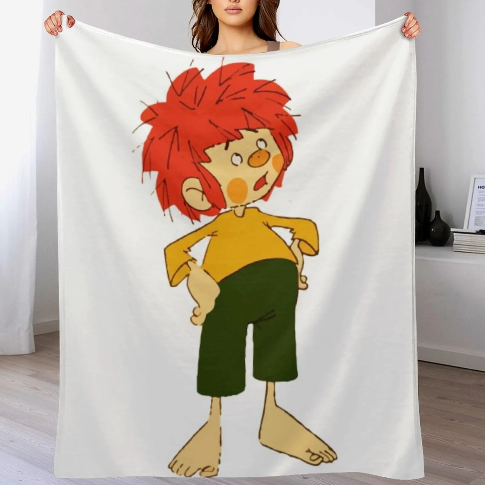 Pumuckl figur 1983 Throw Blanket Wrinkle Resistant Lightweight Blanket
Pumuckl figur 1983 Throw Blanket Wrinkle Resistant Lightweight Blanket