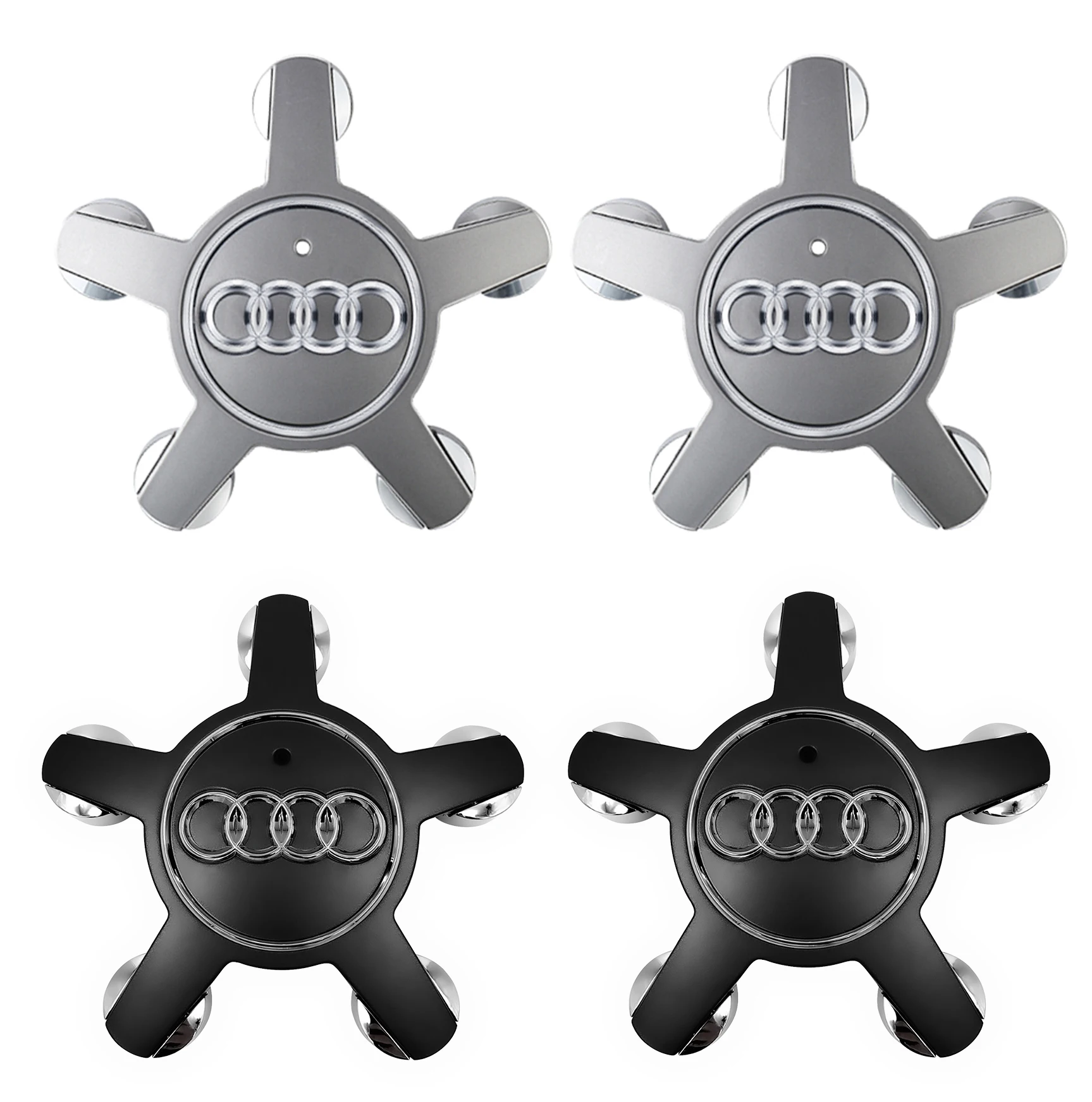 Для Audi Q4 Q5 A5 A4 B6 B7 A3 Sline 8P 8V A6 C7 C6 B8 B9 TT 8L: Автоаксессуары, 4 шт. колпачков для центральных отверстий колесных дисков (5 лапок)
Для Audi Q4 Q5 A5 A4 B6 B7 A3 Sline 8P 8V A6 C7 C6 B8 B9 TT 8L: Автоаксессуары, 4 шт. колпачков для центральных отверстий колесных дисков (5 лапок)