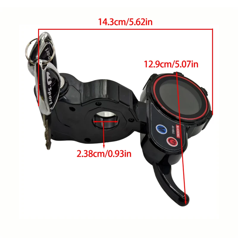 high quality Scooter Parts 6Pin LCD Display With Key For Electric Scooter Display With Locking Instrument Dashboard Parts Black
high quality Scooter Parts 6Pin LCD Display With Key For Electric Scooter Display With Locking Instrument Dashboard Parts Black