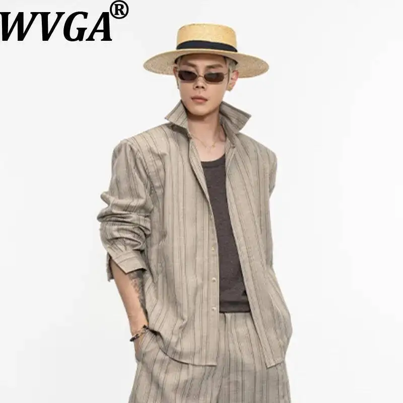 WVGA Summer New Man Striped Trendy Draped Long Sleeve Turn-Down Collar Shirt Niche Chic Casual Wide-Leg Cropped Pants Ins W23304
WVGA Summer New Man Striped Trendy Draped Long Sleeve Turn-Down Collar Shirt Niche Chic Casual Wide-Leg Cropped Pants Ins W23304