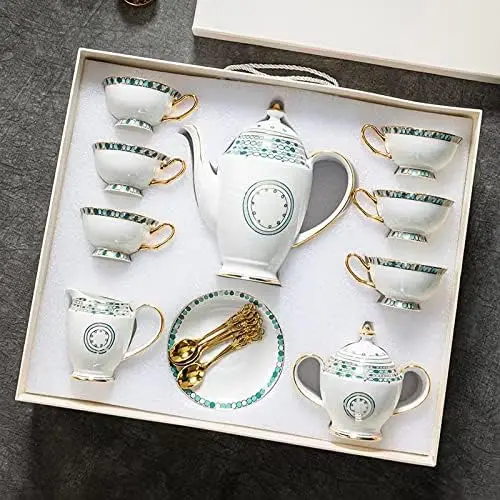 Sapphire Bone China Tea Set – Retro Floral Design, Perfect Gift for Holidays & Birthdays
Sapphire Bone China Tea Set – Retro Floral Design, Perfect Gift for Holidays & Birthdays