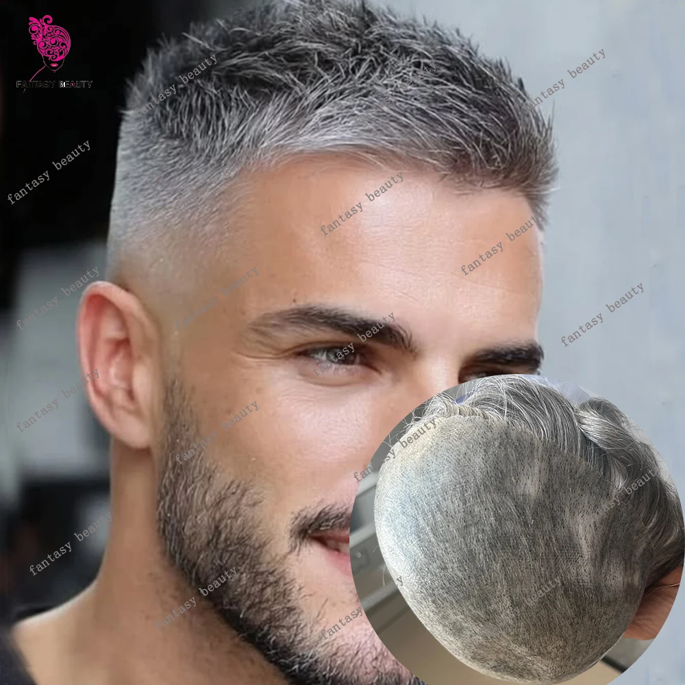 Natural Frontline Blond Dark Brown#2 Black Super Durable Thin HD Skin PU 1B50 1B80 Grey Men's Toupee Cheapest Human Hair Wig Sys
Natural Frontline Blond Dark Brown#2 Black Super Durable Thin HD Skin PU 1B50 1B80 Grey Men's Toupee Cheapest Human Hair Wig Sys