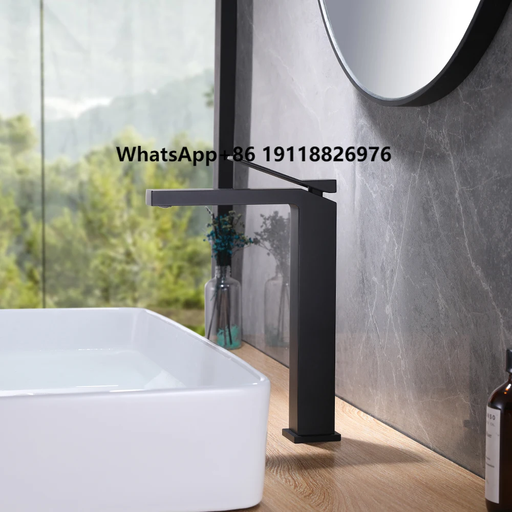 Bathroom Matt Black Brass Basin Faucets Classic Style Bathroom Taps With Factory Price Waterfall Basin Mixer
Bathroom Matt Black Brass Basin Faucets Classic Style Bathroom Taps With Factory Price Waterfall Basin Mixer