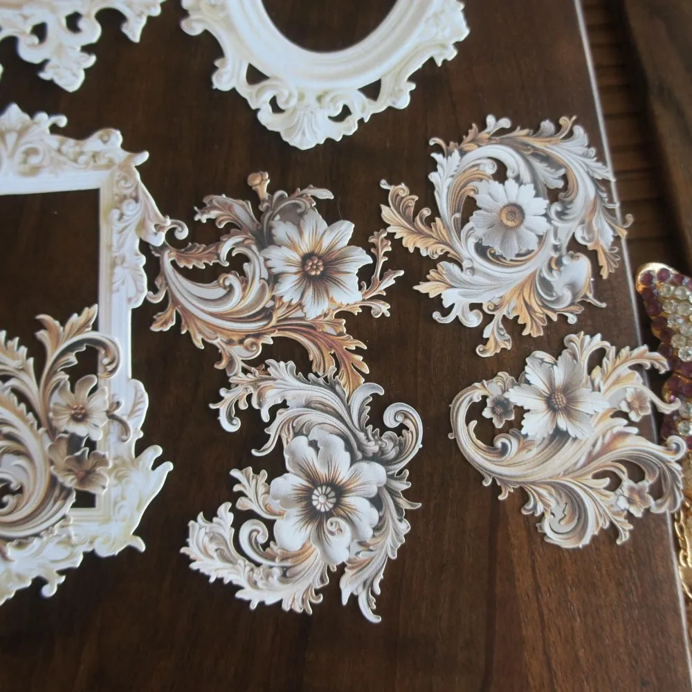 18pcs Metal Color Relief Frame and Flower Style Hard Paper Sticker Scrapbooking DIY Gift Label Decoration Tag
18pcs Metal Color Relief Frame and Flower Style Hard Paper Sticker Scrapbooking DIY Gift Label Decoration Tag