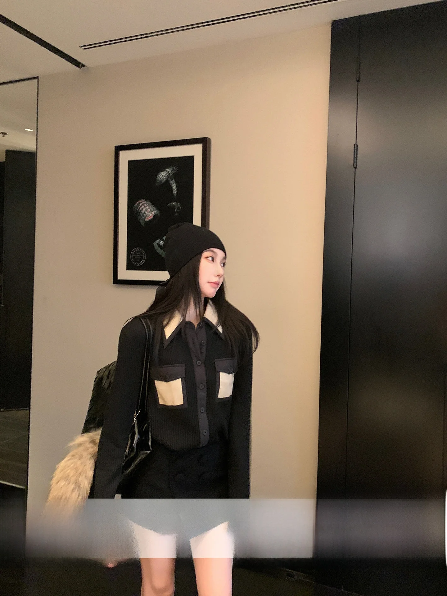 Artistic Contrast Color Sequin Patchwork irt Design Sensation Small ence Women's Busin Casual Polyester Fiber irt
Artistic Contrast Color Sequin Patchwork irt Design Sensation Small ence Women's Busin Casual Polyester Fiber irt