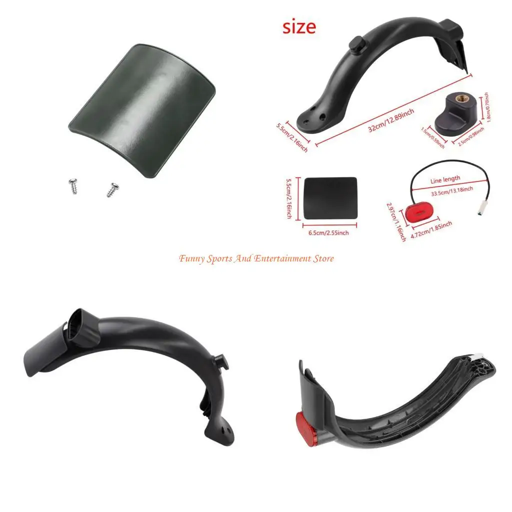C4DE Electric Scooter Rear Mudguard Taillight Tire Wheel Mudguard Widened Mud Guard for Electric Scooter Accessories
C4DE Electric Scooter Rear Mudguard Taillight Tire Wheel Mudguard Widened Mud Guard for Electric Scooter Accessories