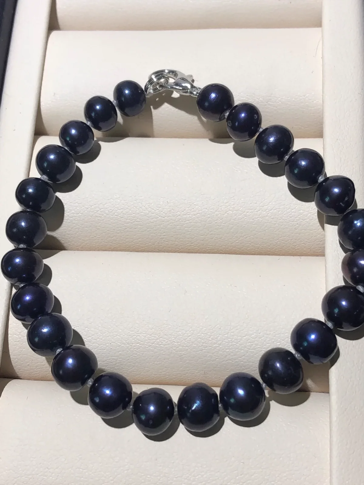 Браслет из натурального таитянского жемчуга AAA 9-10 мм, ожерелье из черного жемчуга 17 см/20,5 см/925 S Button
Браслет из натурального таитянского жемчуга AAA 9-10 мм, ожерелье из черного жемчуга 17 см/20,5 см/925 S Button