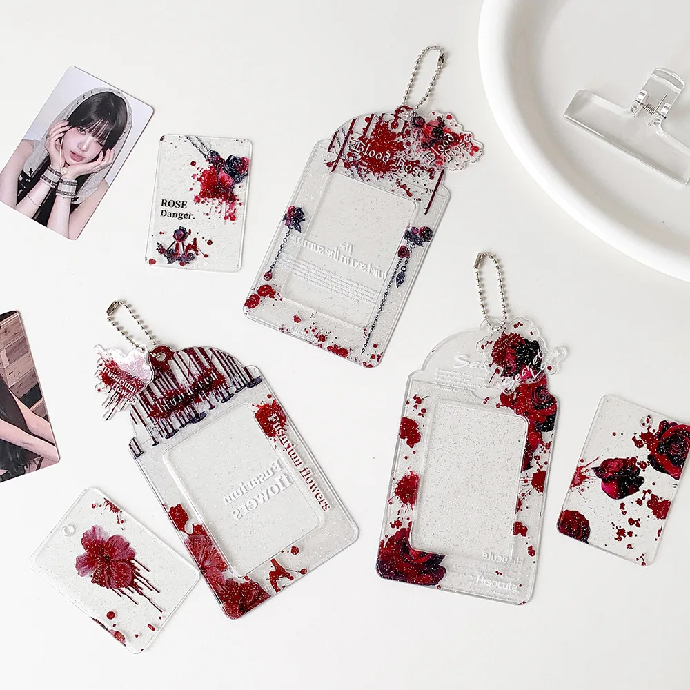 Hiscute Blood Rose Photocard Holder Pvc 3 Inch Instax Photo Protector Keychain Pendant Kpop Idol Card Display Storage Sleeve
Hiscute Blood Rose Photocard Holder Pvc 3 Inch Instax Photo Protector Keychain Pendant Kpop Idol Card Display Storage Sleeve