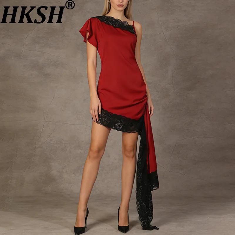 Женское сексуальное короткое платье HKSH с асимметричным кружевным пэчворком, цветовыми блоками, приталенное, облегающее, трендовое, новинка лета 2026 HK19638
Женское сексуальное короткое платье HKSH с асимметричным кружевным пэчворком, цветовыми блоками, приталенное, облегающее, трендовое, новинка лета 2026 HK19638