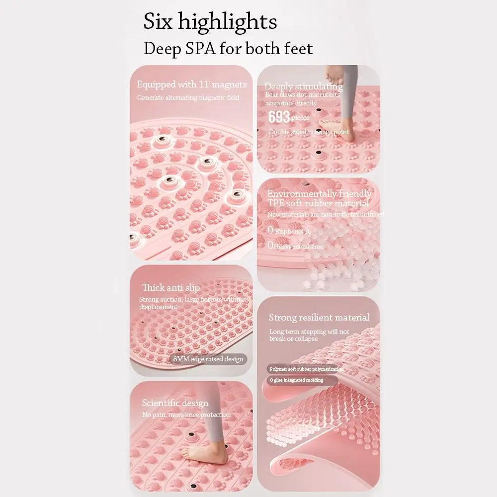 Полезная массажная подушка для ног большого размера, противоскользящий коврик для бега с кровообращением, утолщенная прижимная доска для расслабления мышц, для использования в помещении
Полезная массажная подушка для ног большого размера, противоскользящий коврик для бега с кровообращением, утолщенная прижимная доска для расслабления мышц, для использования в помещении