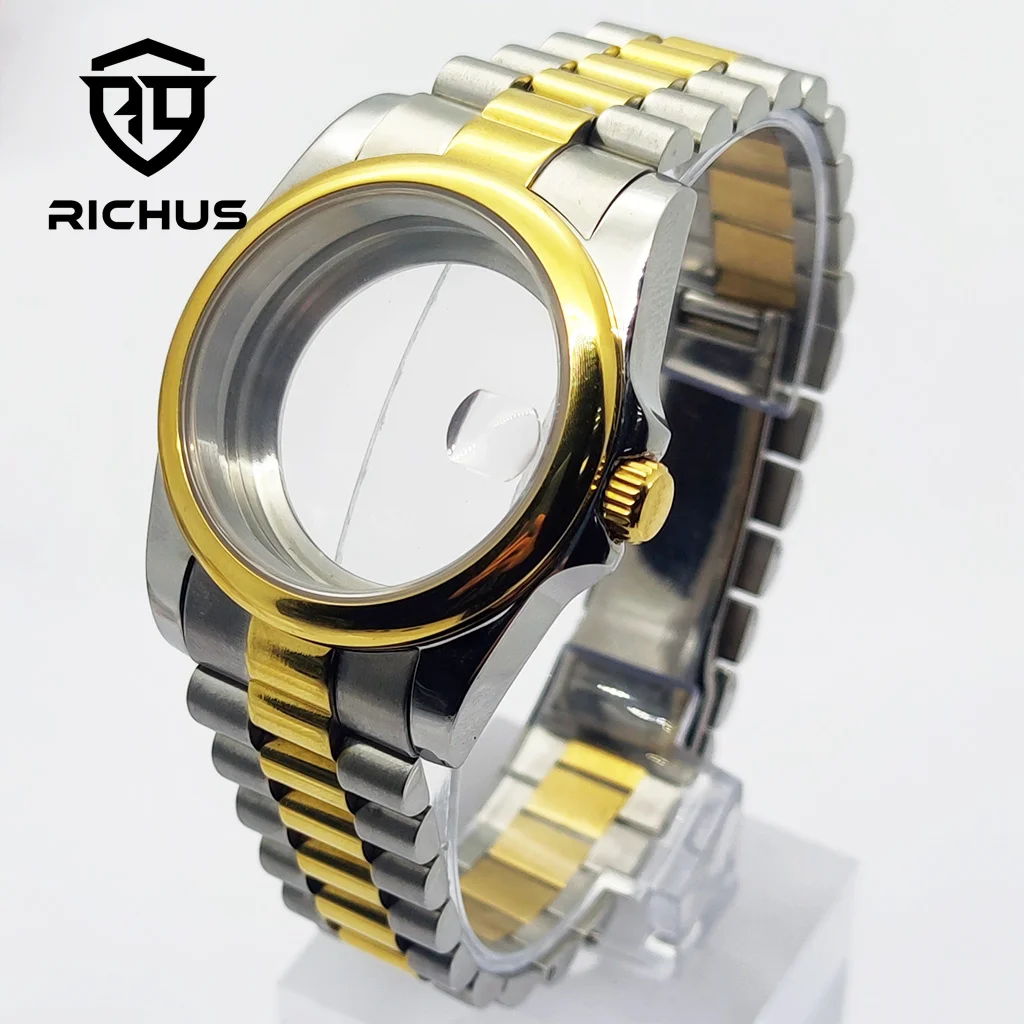RICHUS 36/39mm Watch Case Sapphire Glass Fit NH34 NH35 NH36 ETA2824 PT5000 Movement Watch Accessories
RICHUS 36/39mm Watch Case Sapphire Glass Fit NH34 NH35 NH36 ETA2824 PT5000 Movement Watch Accessories