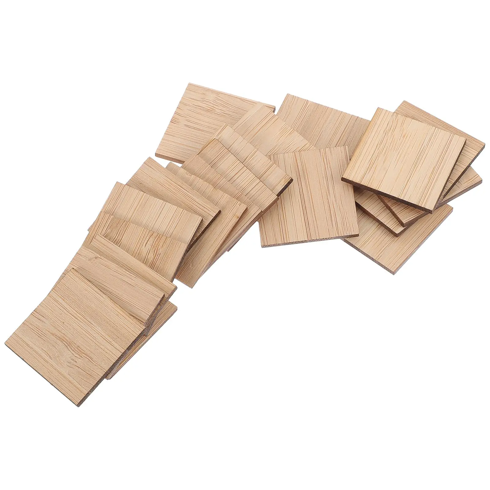 25 Pcs Slices Unfinished Smooth DIY Square Handicrafts Material Sewing Accessories Craft Bamboo Slices Supplies
25 Pcs Slices Unfinished Smooth DIY Square Handicrafts Material Sewing Accessories Craft Bamboo Slices Supplies