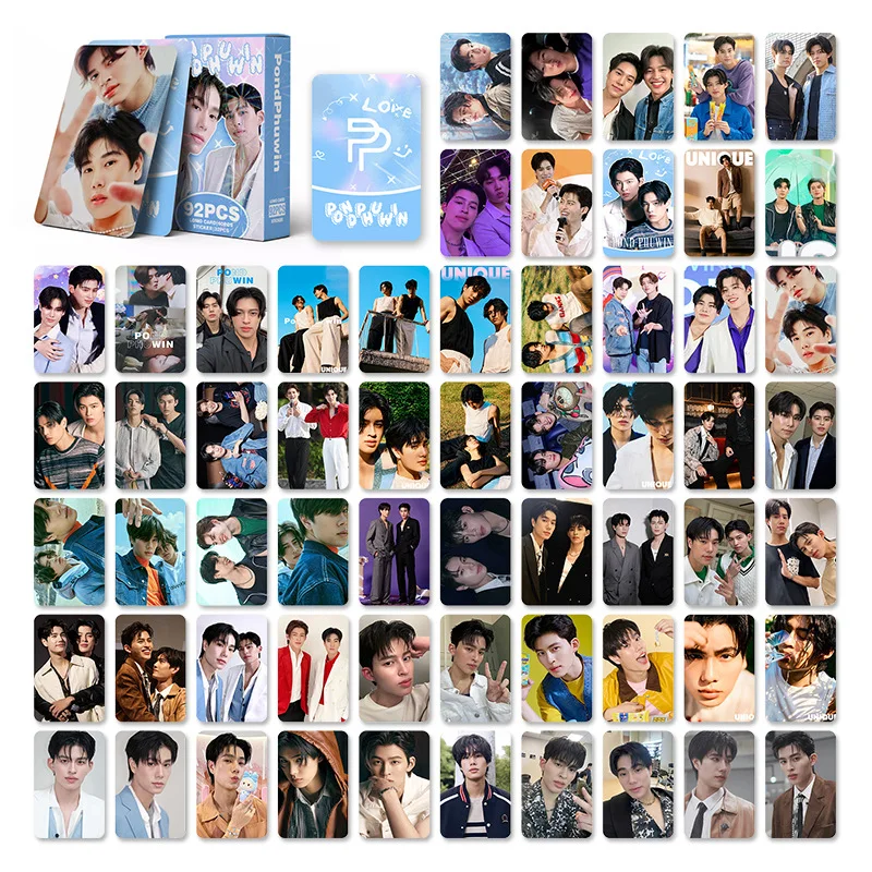 92PCS set of small card PONDPHUWIN SKYNANI Thai photo cards celebrity stickers 3-inch photo LOMO HD Printd Photocards Fans Gift
92PCS set of small card PONDPHUWIN SKYNANI Thai photo cards celebrity stickers 3-inch photo LOMO HD Printd Photocards Fans Gift