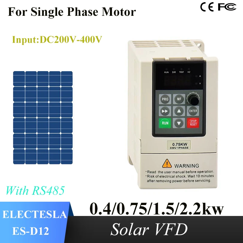 Солнечный инвертор VFD, 220 В, однофазный вход, 200–400 В постоянного тока, однофазный выход, 220 В, однофазный погружной насос, контроль скорости
Солнечный инвертор VFD, 220 В, однофазный вход, 200–400 В постоянного тока, однофазный выход, 220 В, однофазный погружной насос, контроль скорости